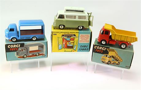 Wholesale Lot of 3 Vintage Corgi diecast toys, #455, #420, #458
