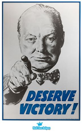 "Deserve Victory" - British WWII poster