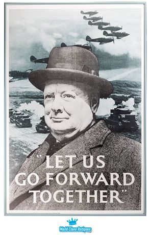 "Let Us Go Forward Together" - British WWII poster