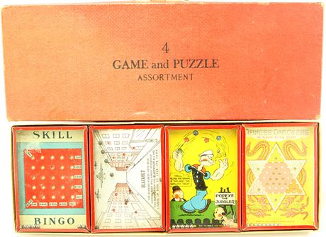 Rare Handheld Dexterity Puzzle Game Set in Original Box