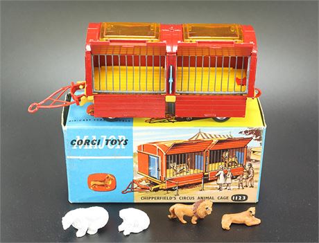 Vintage Corgi Toys Chipperfields Circus Animals Cage In Original Box