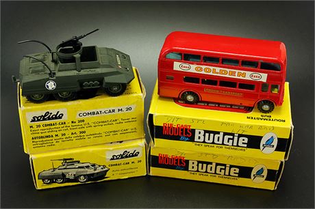 Wholesale Lot of Vintage Diecast Toys - Solido & Budgie