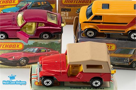 Wholesale Lot of 5 Matchbox Superfast Diecast Toys