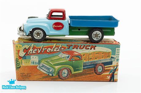 Vintage Asahi Toy Chevrolet Truck, Made in Japan