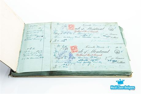 Very Rare WW1 Canadian Forces Full Pay Book