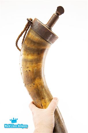 Antique Gunpowder Horn