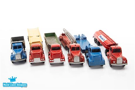 Vintage Diecast Tootsietoy Toys - Lot of 6 Trucks