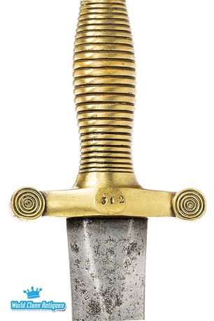 Antique French Pattern 1831 Artillery Gladius Short Sword