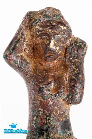 Ancient Roman Bronze Statuette of Venus Anadyomene - 100 AD