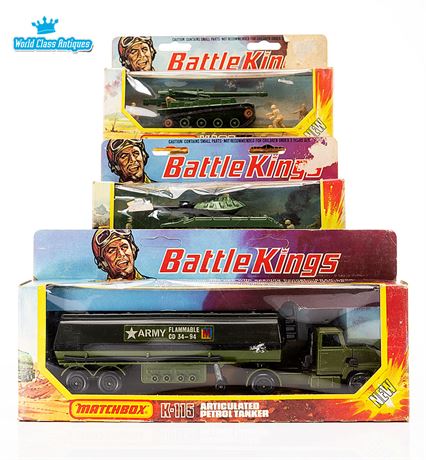 Wholesale Lot of 3 Matchbox BattleKings K-115, K-107, K-109