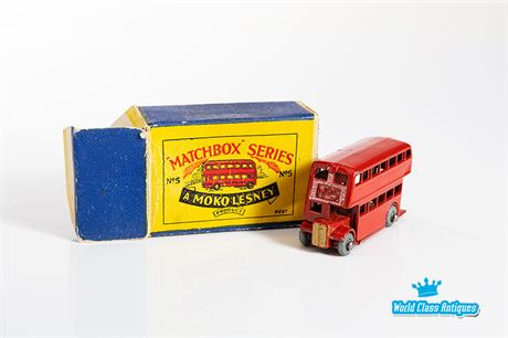 Early Matchbox (A Moko Lesney Product) No. 5 Routemaster Bus