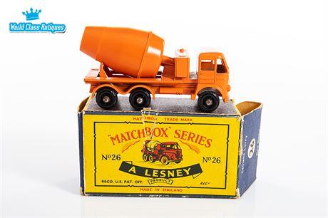 Early Matchbox (A Moko Lesney Product) No. 26 Cement Lorry / Foden Cement Mixer