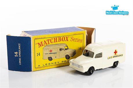 Matchbox Lesney No. 14 Lomas Ambulance