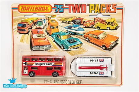 Matchbox Lesney Superfast 75 Two Packs TP-8 Transporter Set