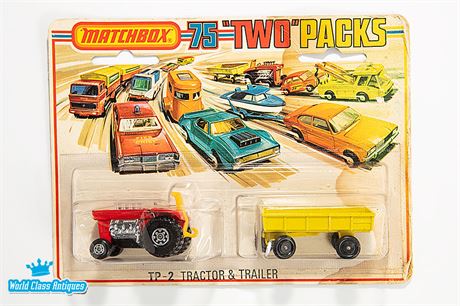 Matchbox Lesney Superfast 75 Two Packs TP-2 Tractor Set