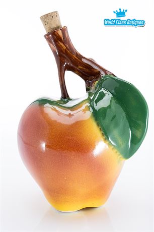 Vintage Montgomery Calvados Bottle - Apple Shape