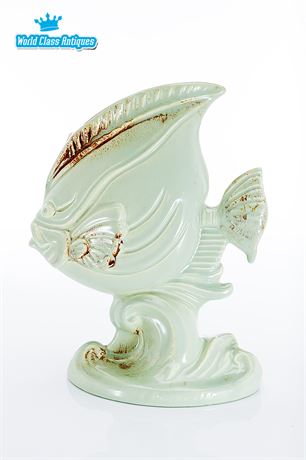 Vintage Metlox Angelfish Vase Designed by Carl Romanelli