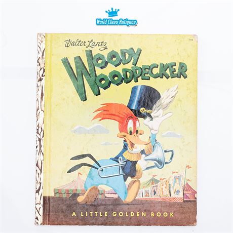 Little Golden Book Woody Woodpecker - 1952 edition!