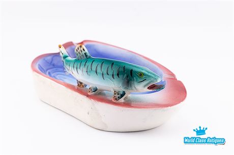 Vintage Fish Ashtray, Made in Japan