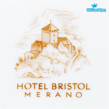 Vintage Astray From The Hotel Bristol, Merano, Italy. Rare!