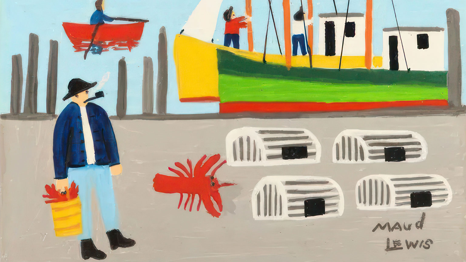 The Remarkable Journey of Maud Lewis’ ‘Lobsterman’ Painting