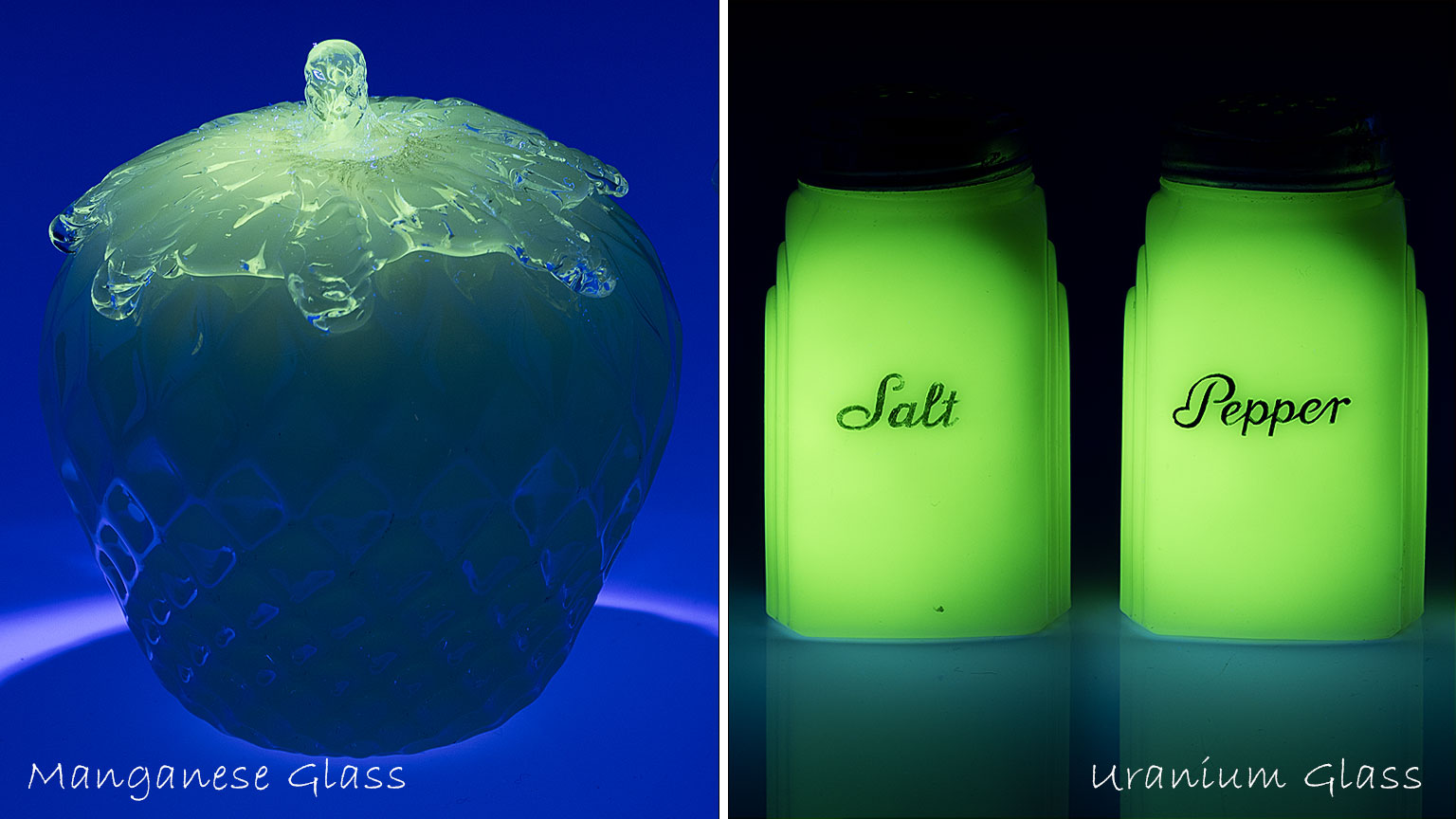 Unveiling the Glow: Manganese vs. Uranium in Vintage Glass