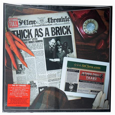 Jethro Tull -Thick as a Brick 40th Anniversary Box Set New/Sealed