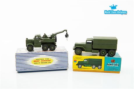 Lot of 2 Military Diecast Corgi and Dinky Toys